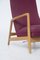 Vintage Wood Reclining Armchair attributed Giò Ponti, 1950s 2