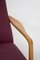 Vintage Wood Reclining Armchair attributed Giò Ponti, 1950s, Image 6