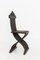 Italian Inlaid Wood Foldable Chair, 1930s, Image 8