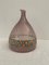 Aubergine Truncated Cone Vase by Murrine from Vistosi 1