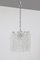 Murano Glass and Steel Chandelier from Mazzega, 1960s, Image 1