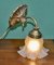 Wandlampe aus Metall & Glas, 1950er 2