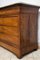 Antique French Chest of Drawers in Exotic Wood with White Marble Top, 1800s 2