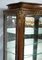 Antique French Napoleon III Showcase in Exotic Wood with Marble Top in Red, 1800s 2