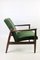 Green Olive GFM-64 Armchair attributed to Edmund Homa, 1970s 5