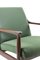 Green Olive GFM-64 Armchair attributed to Edmund Homa, 1970s 3