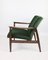 Green Olive GFM-64 Armchair attributed to Edmund Homa, 1970s 4
