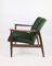 Green Olive GFM-64 Armchair attributed to Edmund Homa, 1970s, Image 4