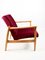 Vintage Burgundy GFM-064 Armchair attributed to Edmund Homa, 1970s, Image 10