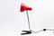 Mid-Century Red Cocotte Table Lamp, 1950s 2