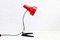 Mid-Century Red Cocotte Table Lamp, 1950s, Image 1