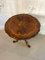 Large Antique Victorian Walnut Marquetry Inlaid Lamp Table, 1850s, Image 3