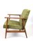 Vintage Green Olive Easy Chair, 1970s, Image 9