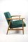 Grüner Vintage Sessel, 1970er 3