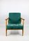 Grüner Vintage Sessel, 1970er 8