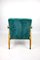 Grüner Vintage Sessel, 1970er 5