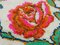 Alfombra Roses oriental de lana tejida a mano, años 20, Imagen 15