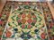 Roses Oriental Hand Knotted Rug in Wool, 1920s 8