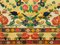 Alfombra Roses oriental de lana tejida a mano, años 20, Imagen 9