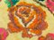 Alfombra Roses oriental de lana tejida a mano, años 20, Imagen 17