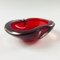 Large Sommerso Murano Glass Bowl or Vide Poche attributed to Flavio Poli, Italy, 1960s 1