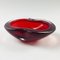 Large Sommerso Murano Glass Bowl or Vide Poche attributed to Flavio Poli, Italy, 1960s 2