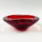 Large Sommerso Murano Glass Bowl or Vide Poche attributed to Flavio Poli, Italy, 1960s 4