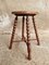 Antique Stool or Side Table in Oak, Image 6