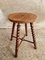 Antique Stool or Side Table in Oak, Image 10