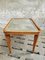 Antique Coffee Table in Wood & Mirrored Glass 10