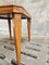 Antique Coffee Table in Wood & Mirrored Glass 9