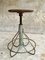 Industrial Swivel Stool or Side Table 5