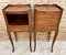 Vintage French Nightstands in Marquetry and Bronze Hardware, 1920, Set of 2 4