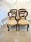 Antique Victorian Carved Rosewood Dining Chairs, 1860s, Set of 4, Image 1