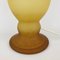 Mid-Century Italian Yellow Glass Table Lamp, 1960s 5