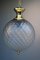 Bubble Lantern Ceiling Light in Murano & Brass, Italy, 1950s 6