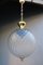 Bubble Lantern Ceiling Light in Murano & Brass, Italy, 1950s 11