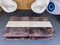 Tavolino da caffè in pelle di capra laccata con mobile bar, Italia, anni '70, Immagine 1