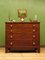 Georgian Chest of Drawers in Mahogany with Original Brass Handles 3