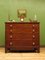 Georgian Chest of Drawers in Mahogany with Original Brass Handles, Image 7