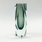Large Mid-Century Murano Faceted Sommerso Glass Vase attributed to Flavio Poli for Alessandro Mandruzzato, Italy, 1960s 2