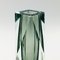 Large Mid-Century Murano Faceted Sommerso Glass Vase attributed to Flavio Poli for Alessandro Mandruzzato, Italy, 1960s 4