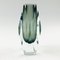 Large Mid-Century Murano Faceted Sommerso Glass Vase attributed to Flavio Poli for Alessandro Mandruzzato, Italy, 1960s 1