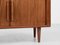 Small Mid-Century Danish Sideboard with Tambour Doors in Teak attributed to S. Burchardt-Nielsen for BB Møbelfabrik 5