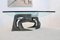 Brutalist Handcrafted Bronze and Glass Artwork Coffee Table, Image 2
