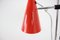 Red Floor Lamp attributed to Lidokov, 1960s 5