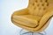 Mid-Century Finland Leather Swivel Armchair attributed to Peem, 1970s 10