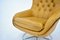 Mid-Century Finland Leather Swivel Armchair attributed to Peem, 1970s, Image 10
