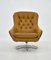 Mid-Century Finland Leather Swivel Armchair attributed to Peem, 1970s 2