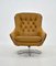 Mid-Century Finland Leather Swivel Armchair attributed to Peem, 1970s, Image 2